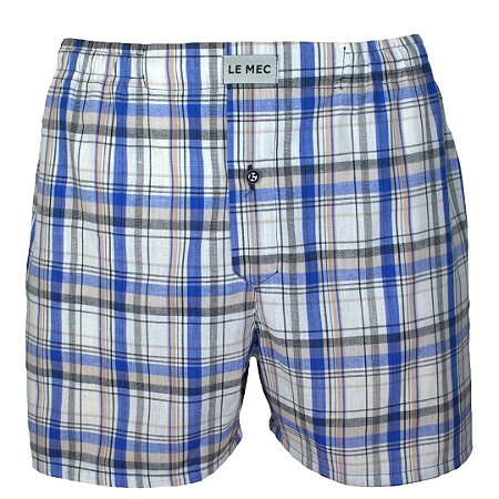 Cueca samba canção xadrez TOLEDO 100% algodão