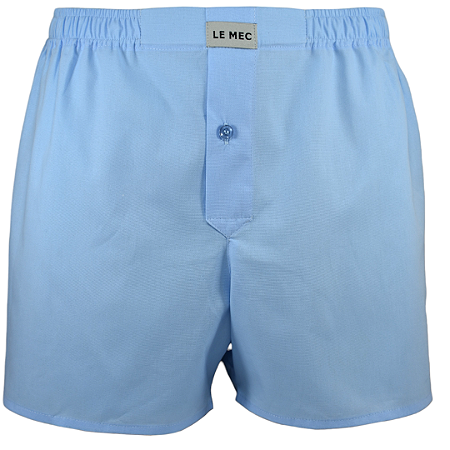 Cueca Samba Canção  Azul Clara Lisa  -  BUCARESTE  -  100% algodão