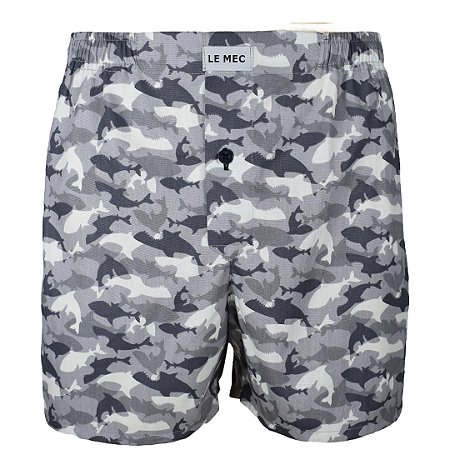 Cueca  Samba Canção Camuflada Peixes  -  KLIMT -  100% algodão