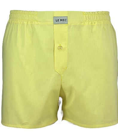 Cueca  Samba Canção Amarela  -  BOHAI -   100% algodão