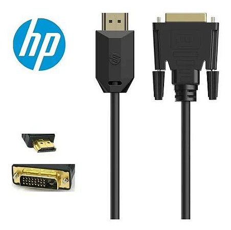 CABO HDMI X DVI-D 2M HP DHC-HD05 PRETO 194T7AA