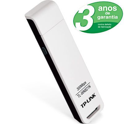 ADAPTADOR USB WIRELESS TP-LINK TL-WN821N 300MBPS