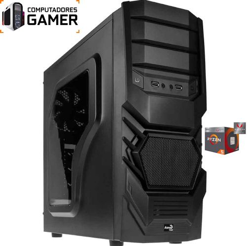 COMPUTADOR GAMER AMD RYZEN 5 2400G 8GB DDR4 GTX 1660 6GB SSD 240GB 500W 80 PLUS