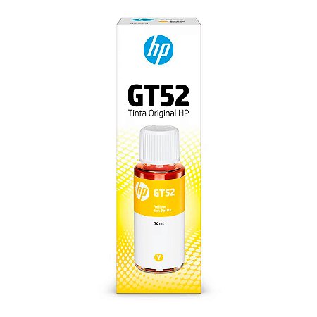 CARTUCHO ORIGINAL HP GT52 M0H54AL 70 ML AMARELO