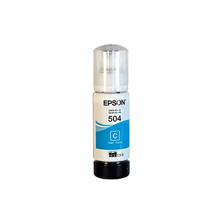 Garrafa de Tinta Original Epson T504220 Ciano 70ml