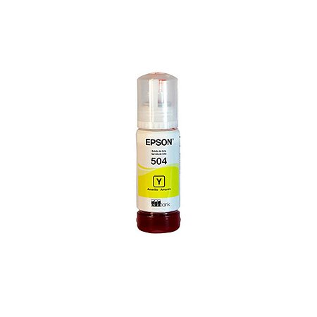 Garrafa de Tinta Original Epson T504420 Amarelo 70ml