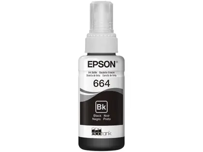 Garrafa de Tinta Original Epson T664320 Preto 70ml