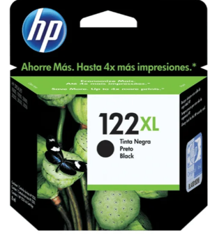 Cartucho de Tinta HP 122xl Preto Original (CH561HB) Para HP HP Deskjet 1000 - J110a; 2000 - J210a; 2050 - J510a; 3050 - J610a, HP - CX 1 UN