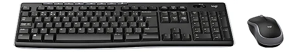 Teclado com fio USB Logitech K120 com Layout ABNT2