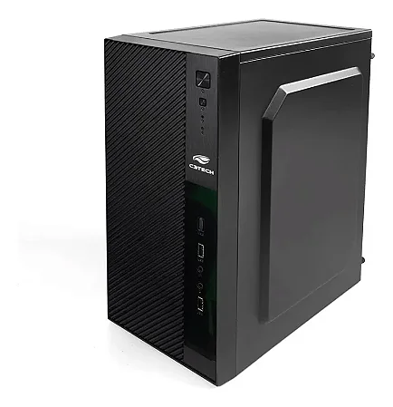 Gabinete Para Computador C3tech Mt-31bk Com Fonte 200w Preto