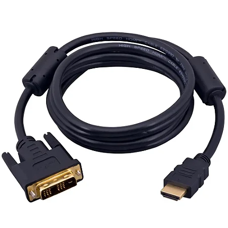 Cabo Dvi Para HDMI, Adaptador HDMI Macho Para Dvi-d Macho