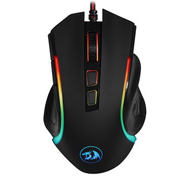 MOUSE GAMER REDRAGON GRIFFIN PRETO COM LED RGB - M607