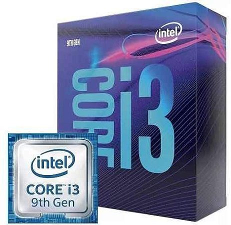 PROCESSADOR INTEL CORE i3-9100 3.6GHZ 6MB LGA 1151 BX80684I39100