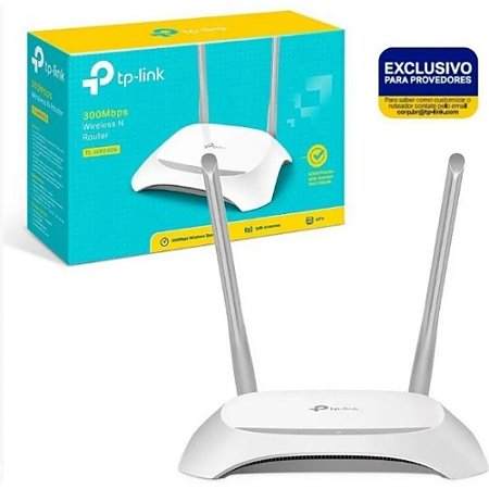 ROTEADOR WIRELESS TP-LINK TL-WR840N (W) PRESET 300MBPS