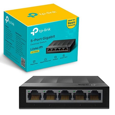 SWITCH 5 PORTAS GIGABIT LITEWAVE LS1005G TP-LINK