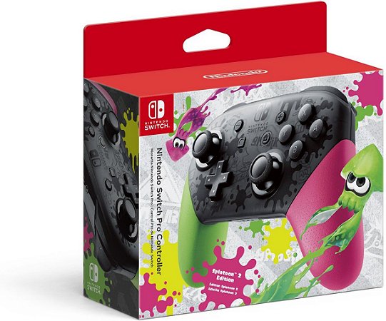 Nintendo Switch Pro Controller Splatoon 2 Edition - Game Games