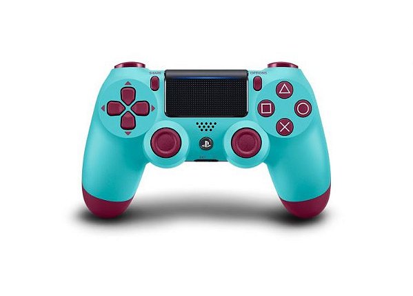 Controle DualShock 4 Wireless Controller Berry Blue - PS4 - Game Games