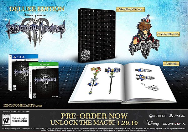 xbox one kingdom hearts 3 deluxe edition