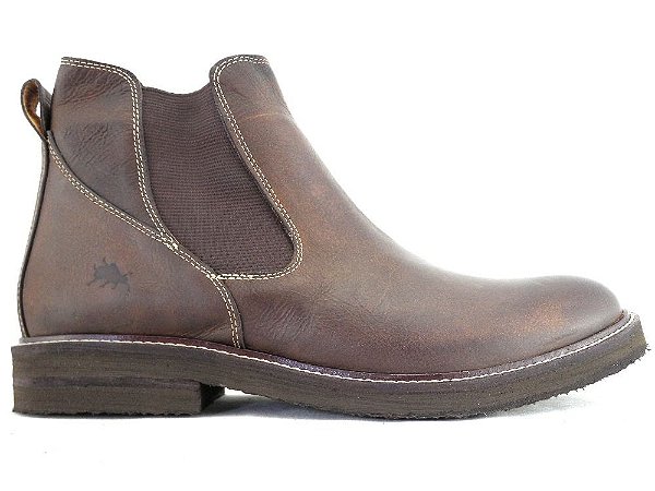 Bota Masculina Chelsea Couro Marrom - Barcelona Design - Barcelona Design | Site Oficial ® | Calçados Masculinos