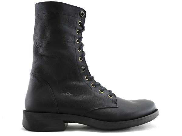 bota masculina cano alto preta