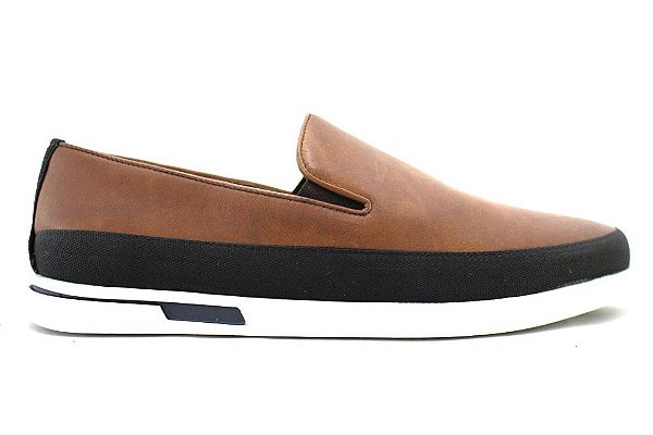 tenis iate masculino couro