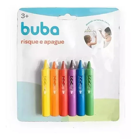 Canetas Risque Apague Brinquedo Divertido Banho Criança Buba