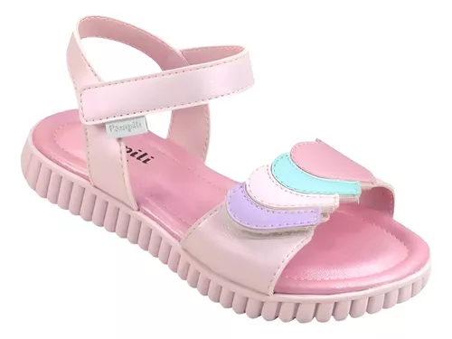 Sandália Candy Pampili Infantil Papete Corações Infantil