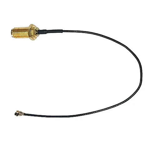 Cabo Pigtail U.FL com conector RP SMA Fêmea 15cm