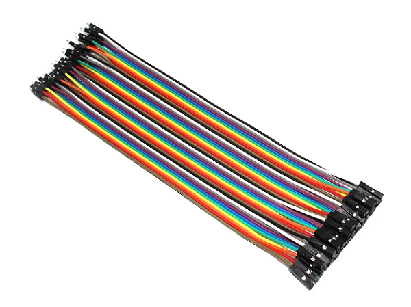 40 Cabos Jumper 20cm Macho X Fêmea