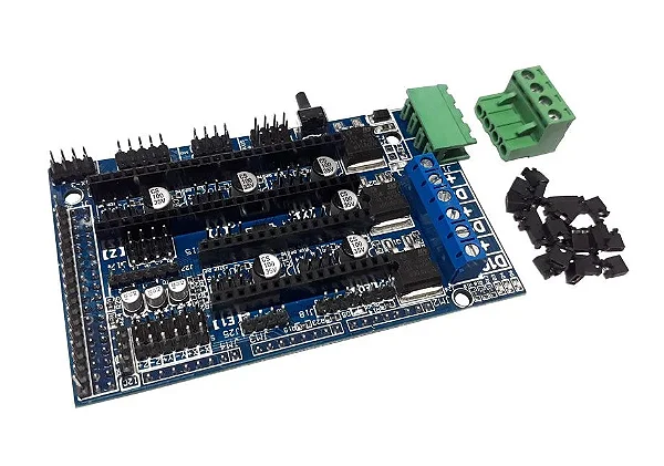 Shield Ramps 1.5 para Impressora 3D RepRap para Arduino - Modelo Atualizado
