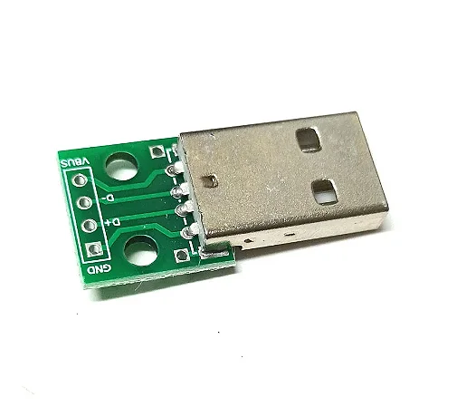 Módulo Adaptador Conector Usb Macho 2.0 Dip