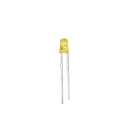 Led Difuso 3mm - Amarelo