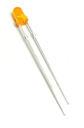 Led Difuso 3mm Laranja