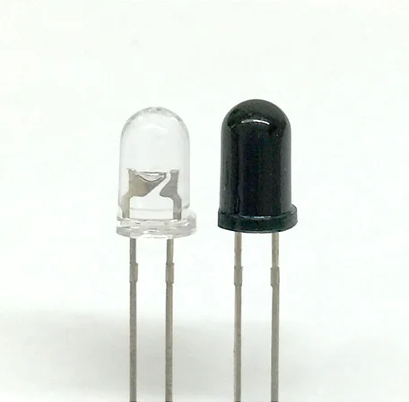 Led infravermelho 5mm transmissor e receptor