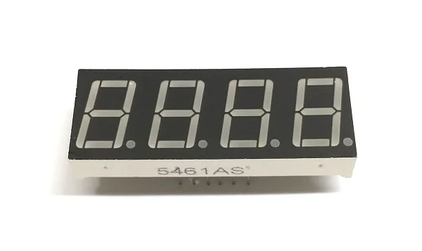 Display LED 7 Segmentos 4 Digitos Vermelho 0,56" Catodo Comum