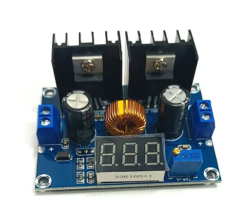 Conversor de Tensão Step Down Xl4016 4-40v 8a com Display Voltímetro