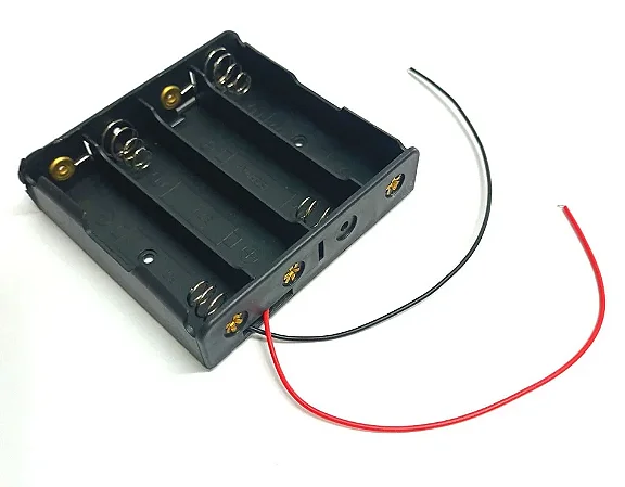 Case Suporte para Bateria - 4 Baterias 18650 série