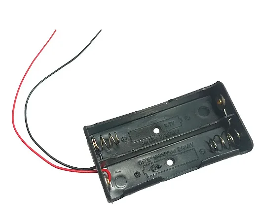 Case Suporte para Bateria - 2 Baterias 18650 série