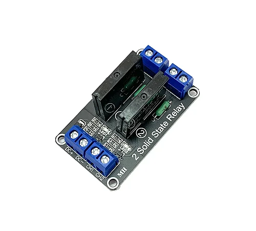 Módulo Relé De Estado Sólido Ssr 2 Canais 250v 2a