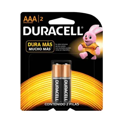Pilha alcalina AAA Duracell - 4,50/ cada
