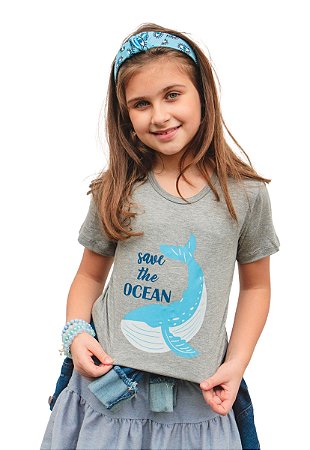 Camiseta Save The Ocean (Unissex)