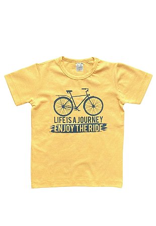 Camiseta Bicicleta Amarela