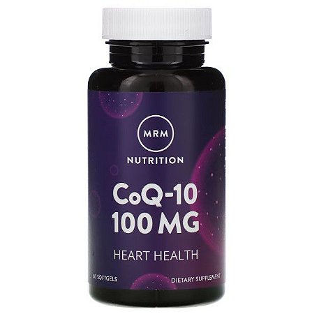 Coenzima CoQ-10, MRM, Nutrition, 100 mg, 60 Cápsulas Softgel