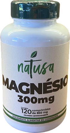 Óxido de Magnésio 850mg (300mg de Magnésio), NATUSA, 120 Comprimidos