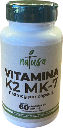 Vitamina K2 Mk7 149mcg 60 Cápsulas Natusa