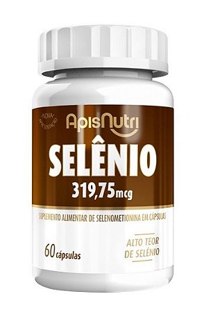 Selênio 300mg 60 Cápsulas - ApisNutri