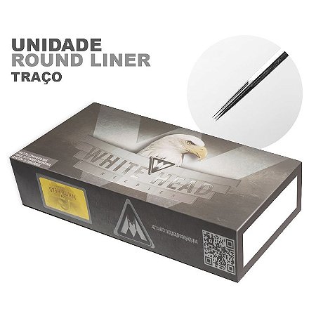 Agulha Descartável White Head RL - Round Liner 12 - Unidade