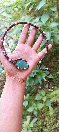 Amuleto Cobra Coral Etiópia