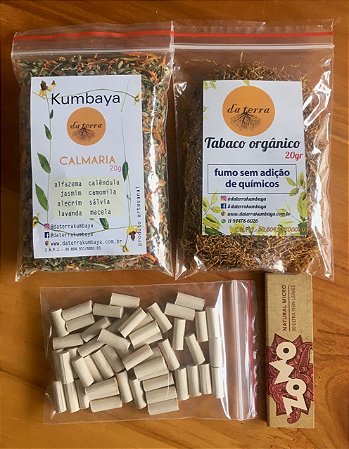 Kit 3 - Kumbaya e Tabaco Claro Natural