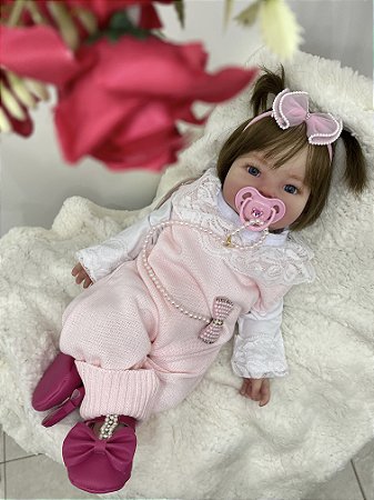 Bebê Reborn - SILICONE SÓLIDO